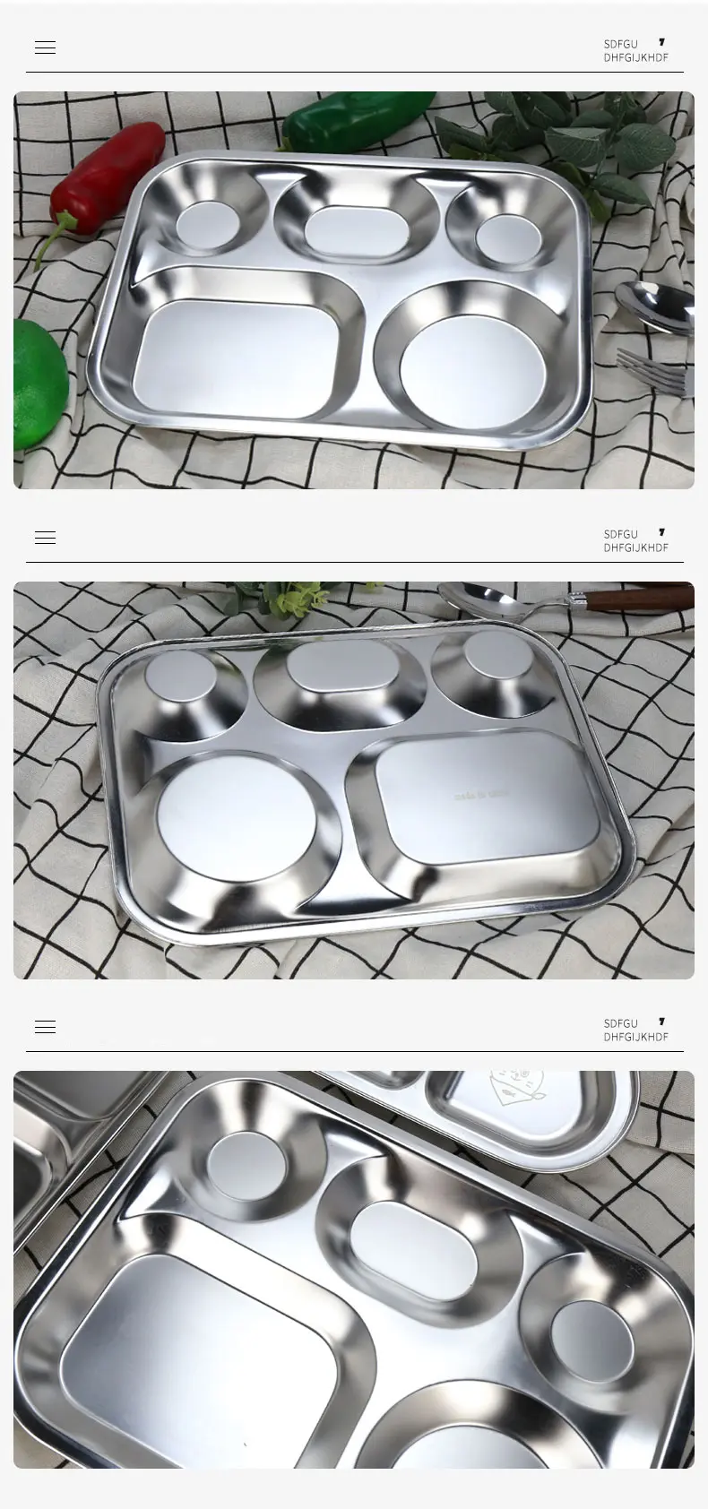 Stainless steel tableware durability