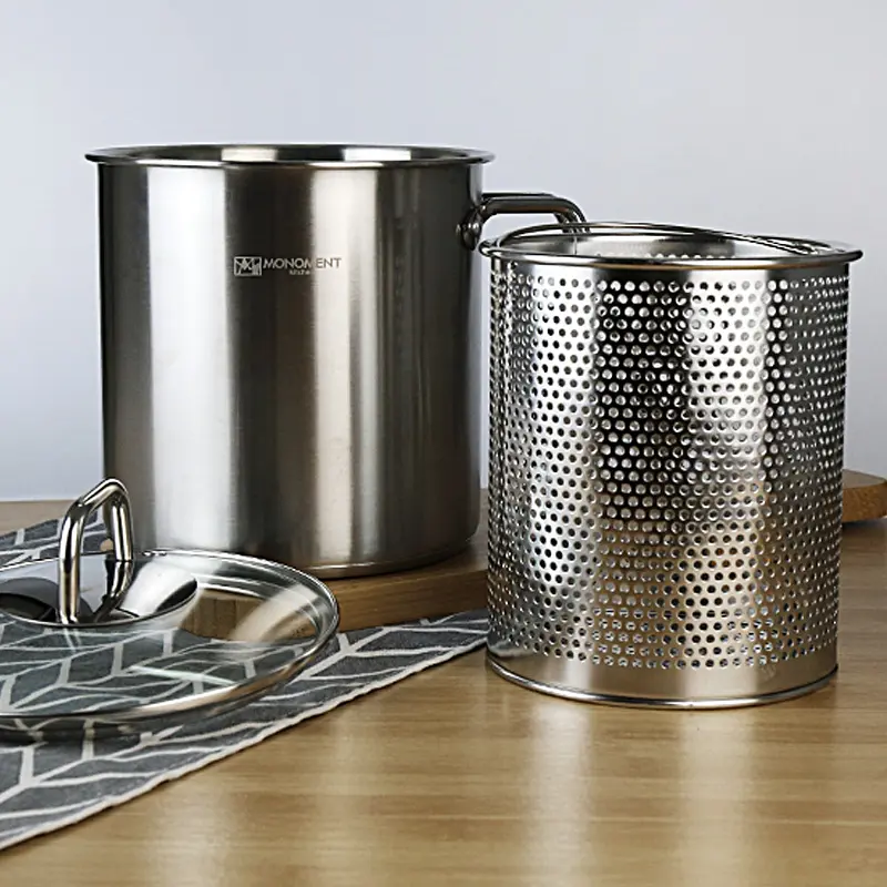 High-Quality Stainless Steel Single Handle Asparagus Pot Steam Pot Soup Pot Manufacturer, Factory