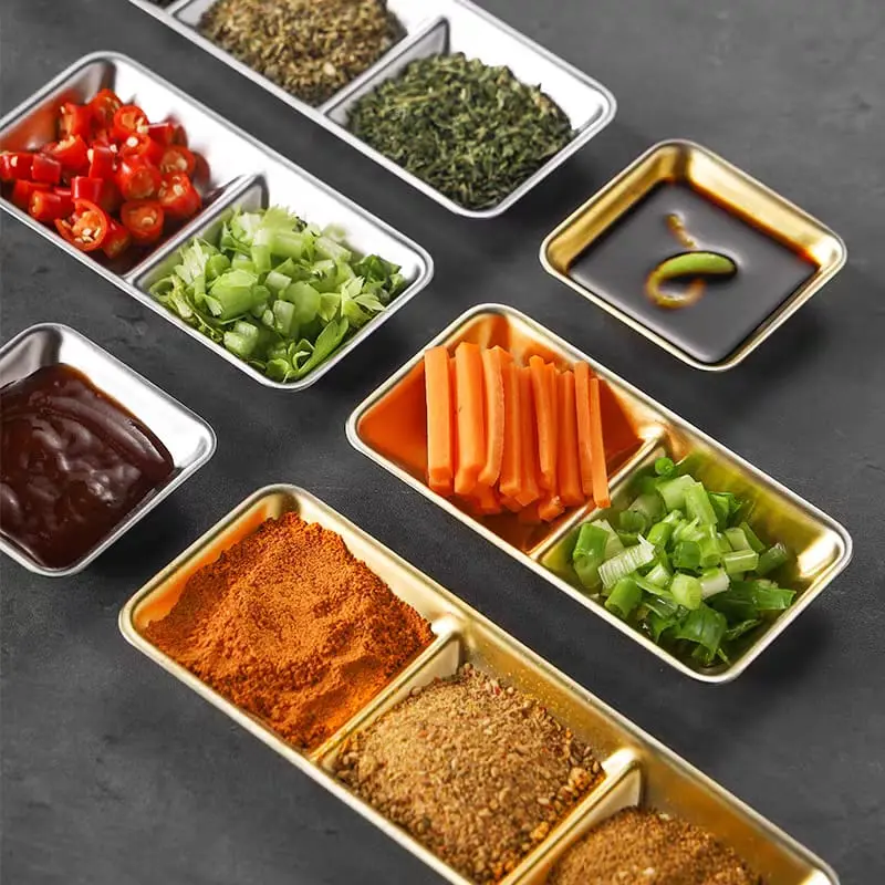 China Stainless Steel Seasoning Dish Hot Pot Dipping Bow Suppliers, Exporters