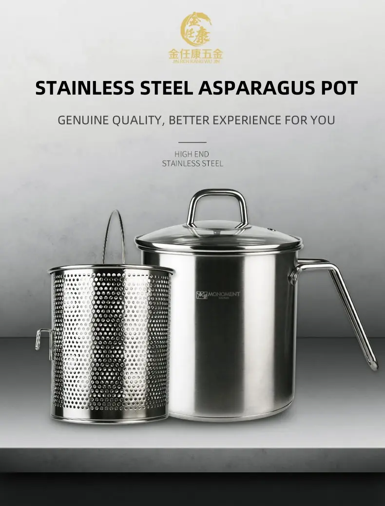 Stainless Steel Asparagus Pot Detail 1