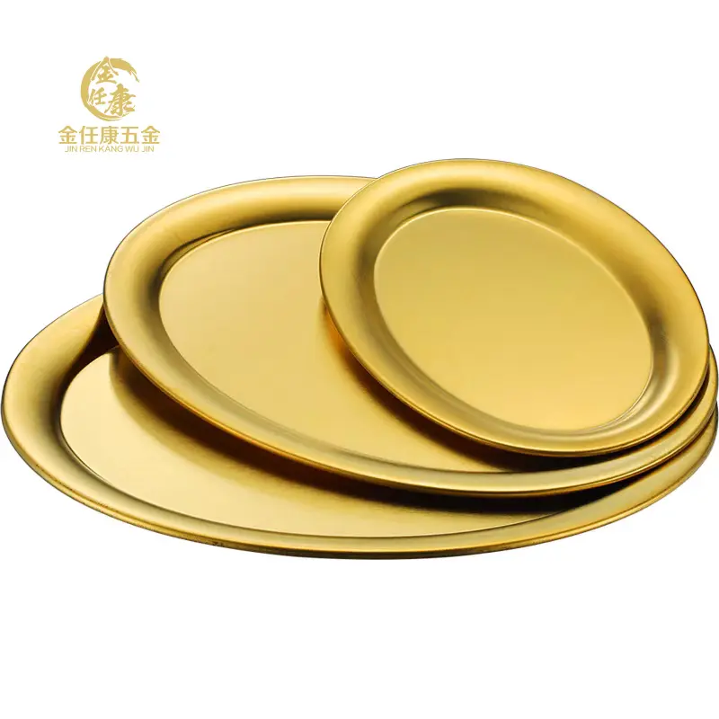 Custom Stainless Steel Oval Dinner Plates Factories, Exporters