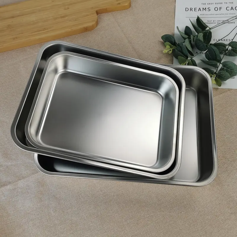 Custom Stainless Steel Japanese-style Square Tray Suppliers, Factories