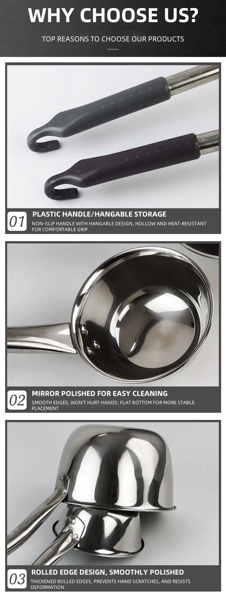 Stainless Steel Ladle - Detail 5