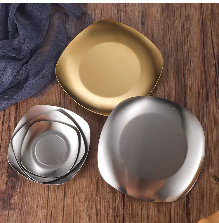 Custom Stainless Steel Square Dinner Plates Manufacturer, Factories
