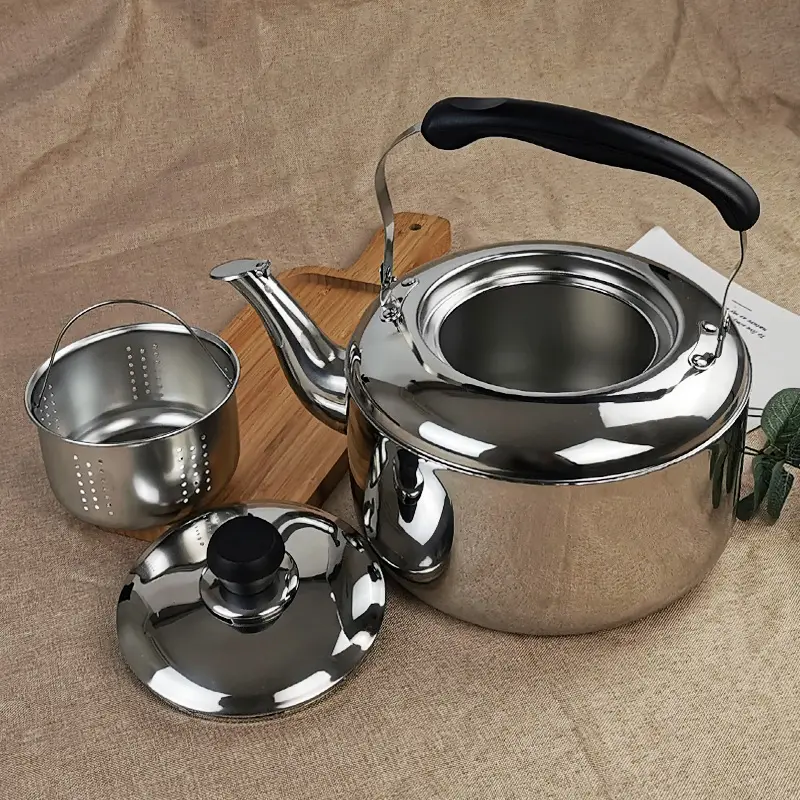 China Classical Stainless Steel Kettle Home Kitchen Tea Pots Kettles Suppliers, Factories