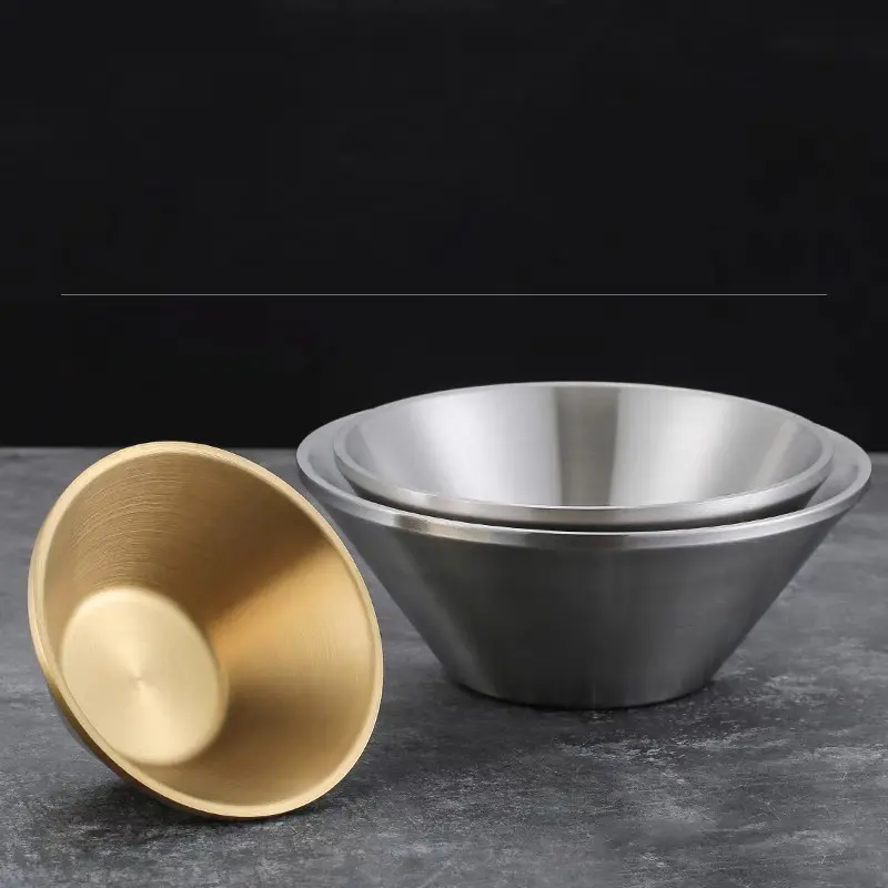Custom Stainless Steel Double-layer V-shaped Bowl Factory, Exporters