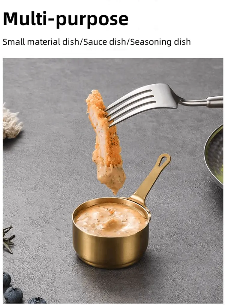 Stainless Steel Sauce Dish 6