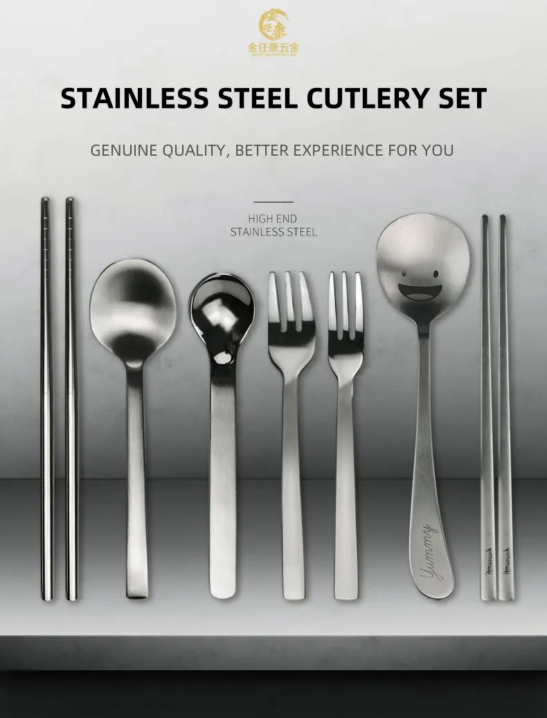Stainless steel cutlery detail 1