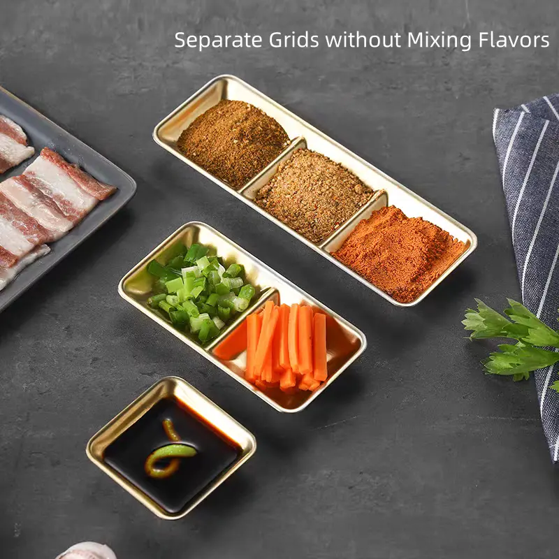 China Stainless Steel Seasoning Dish Hot Pot Dipping Bow Suppliers, Exporters