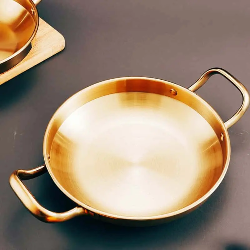 OEM Thickened Stainless Steel Double Ear Dry Pot Factory, Exporter