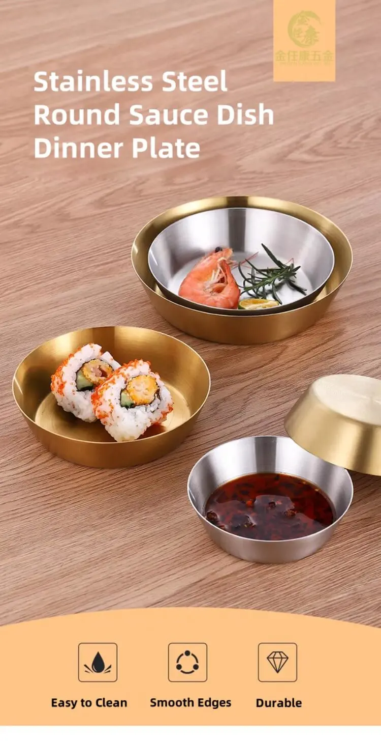 Stainless Steel Sauce Dish 2