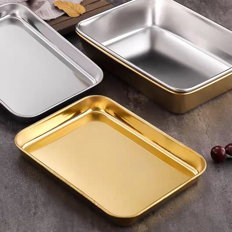 High-Quality Stainless Steel Single-layer Square Tray Manufacturers, Factory