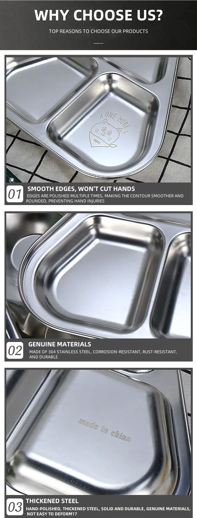Stainless steel tray 4