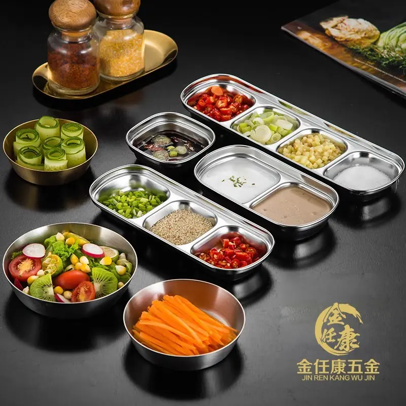 High-Quality Stainless Steel Divided Sauce Dish Manufacturers, Suppliers