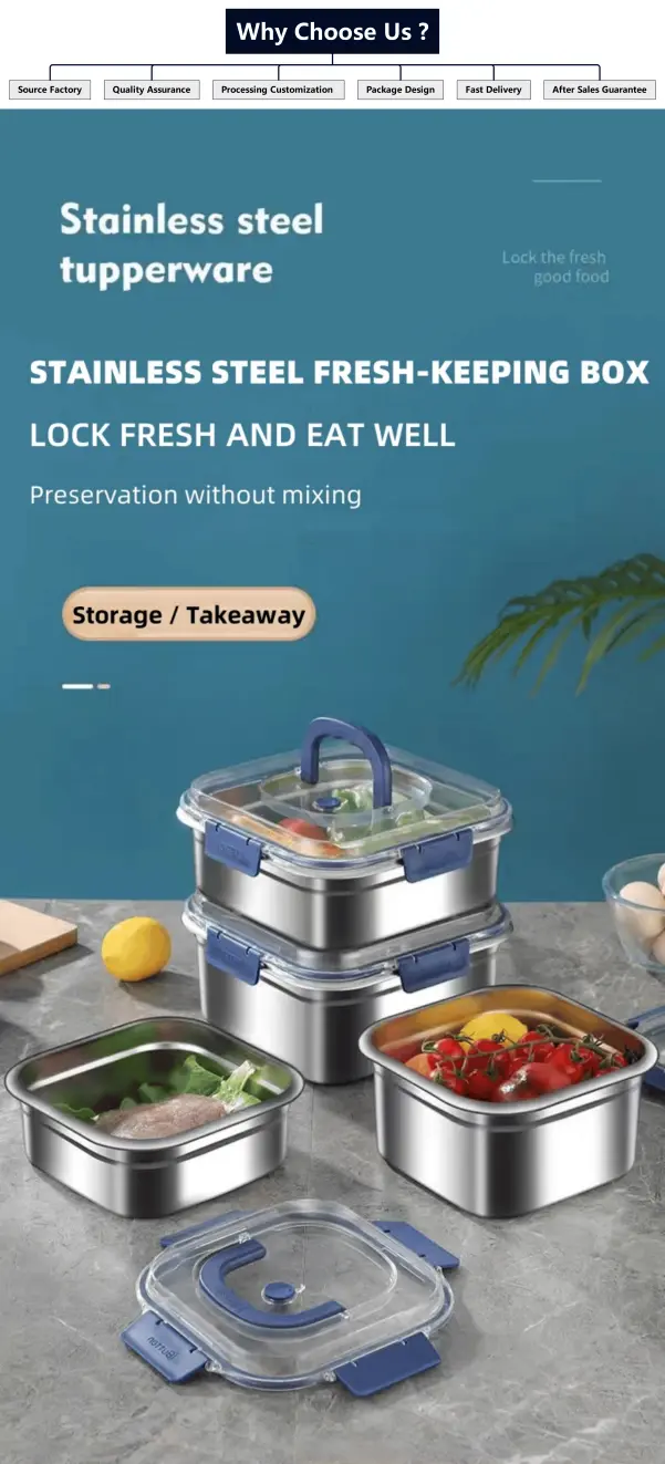 Stainless steel crisper view 1