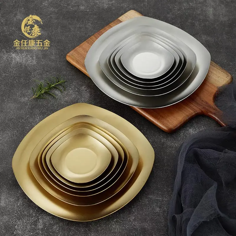 Custom Stainless Steel Square Dinner Plates Manufacturer, Factories