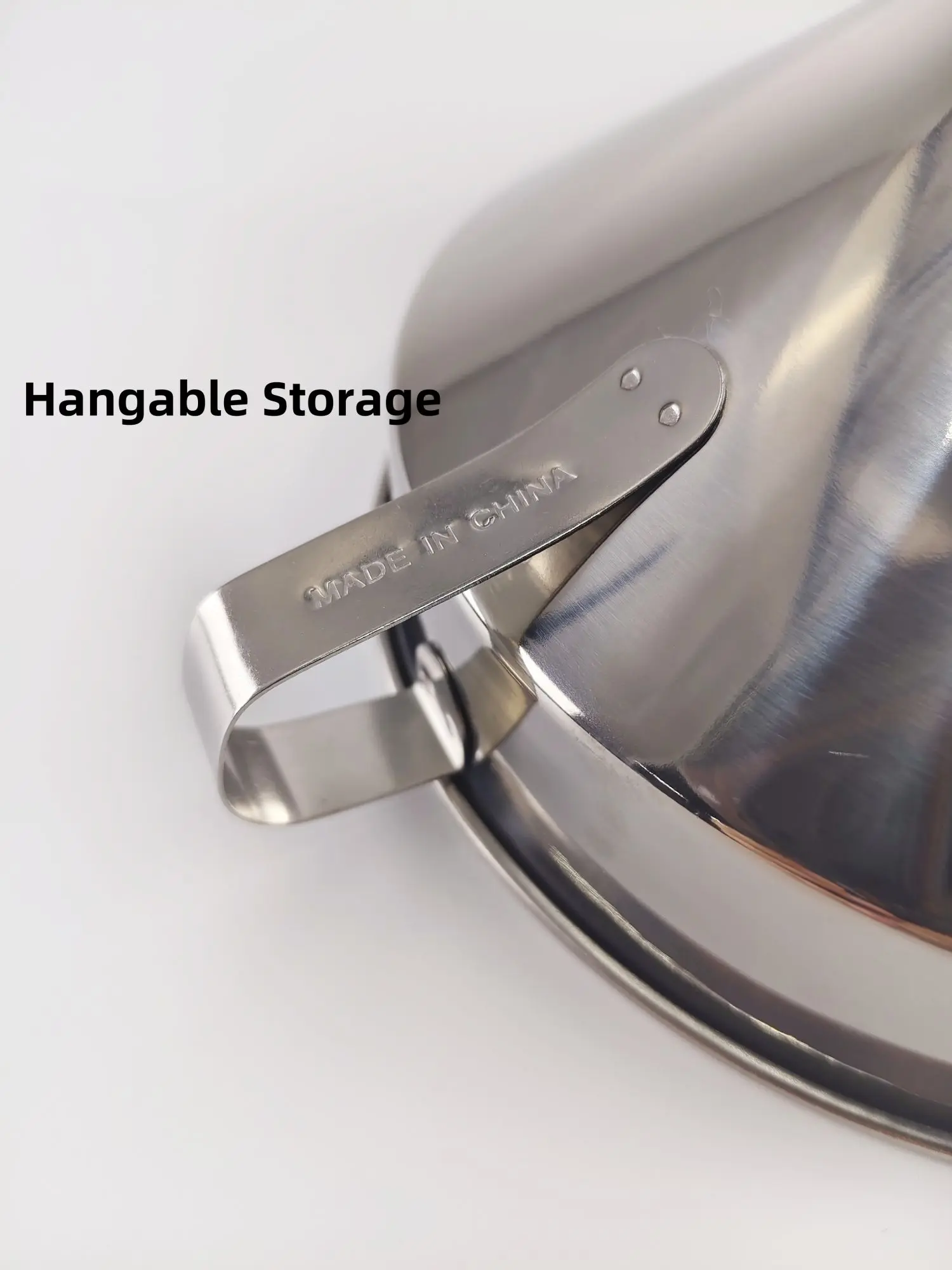 Stainless steel funnel detail 6