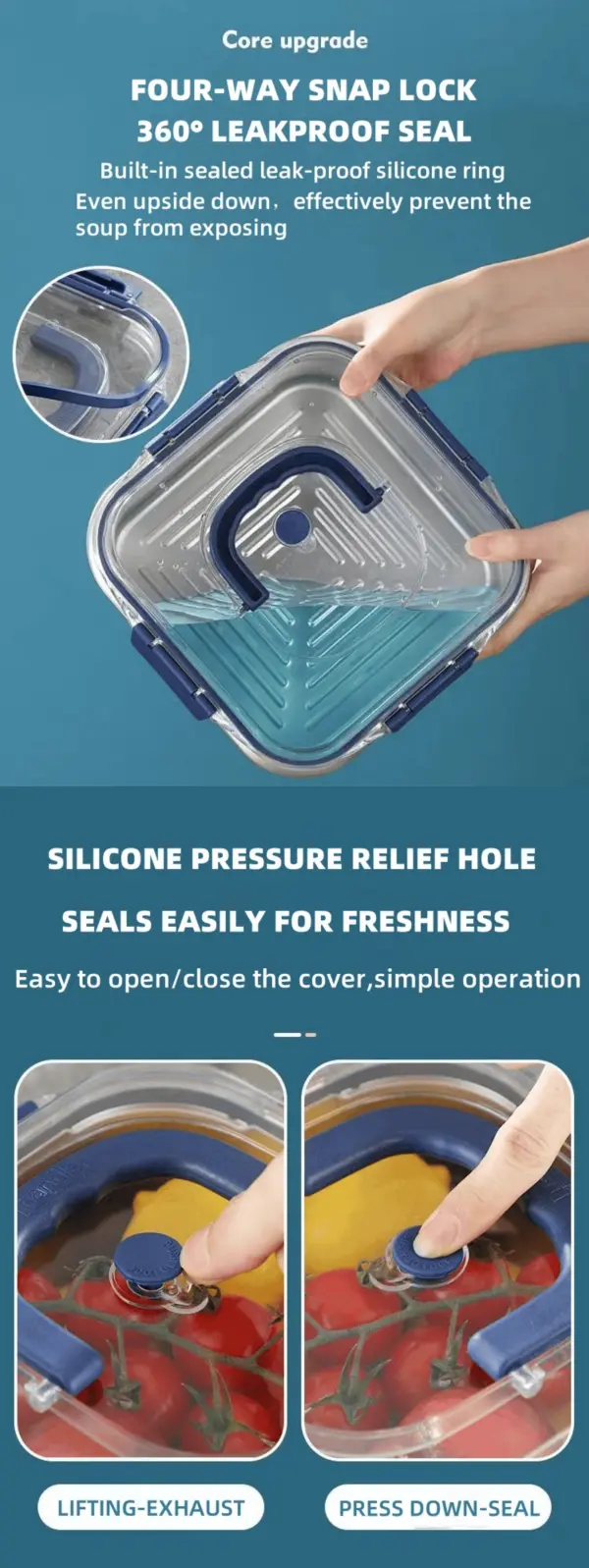 Stainless steel crisper view 5