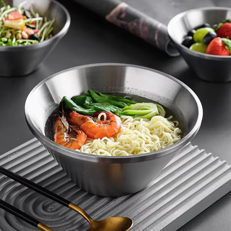 Custom Stainless Steel Double-layer V-shaped Bowl Factory, Exporters