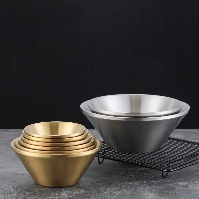 Custom Stainless Steel Double-layer V-shaped Bowl Factory, Exporters