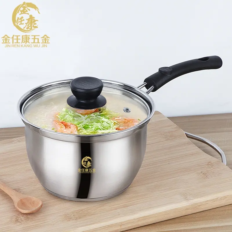 Custom High quality food grade stainless steel single handle soup pot Manufacturers, Factories