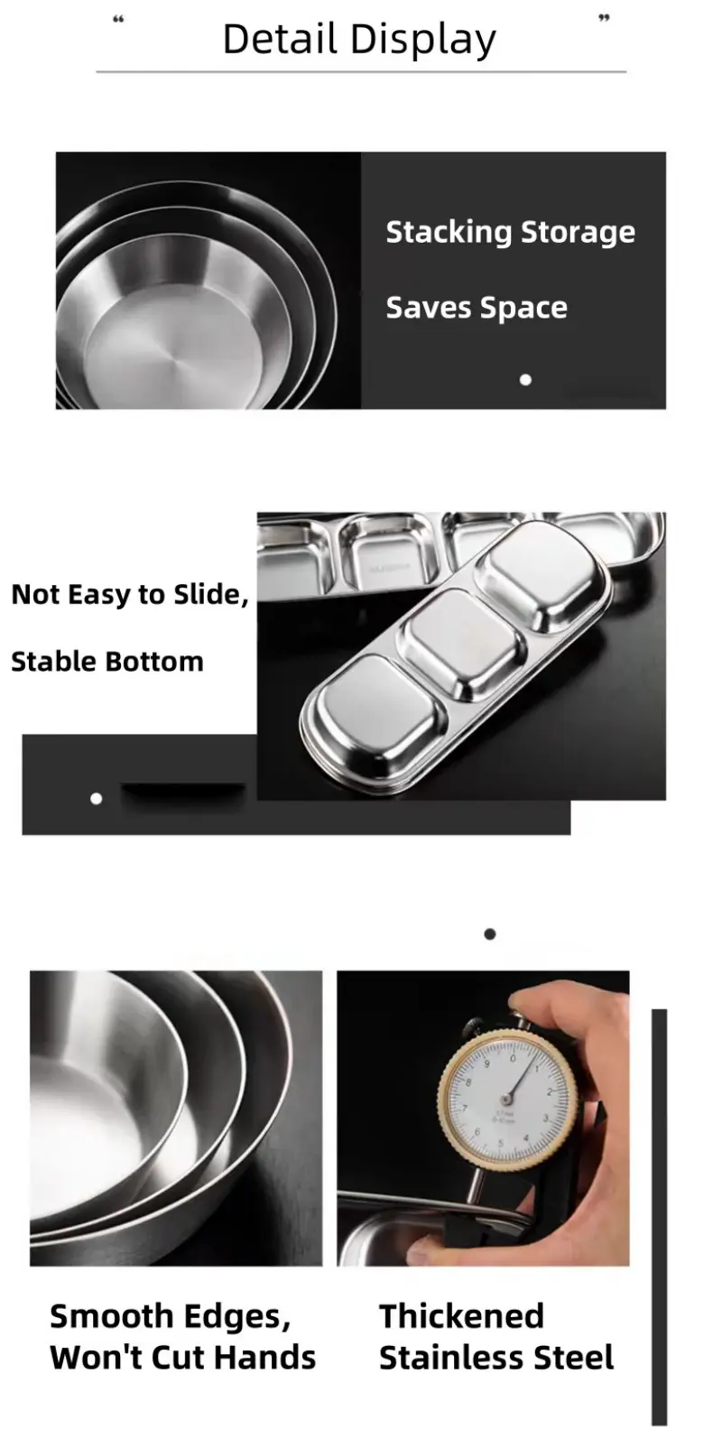 Hassle-free cleaning sauce plate