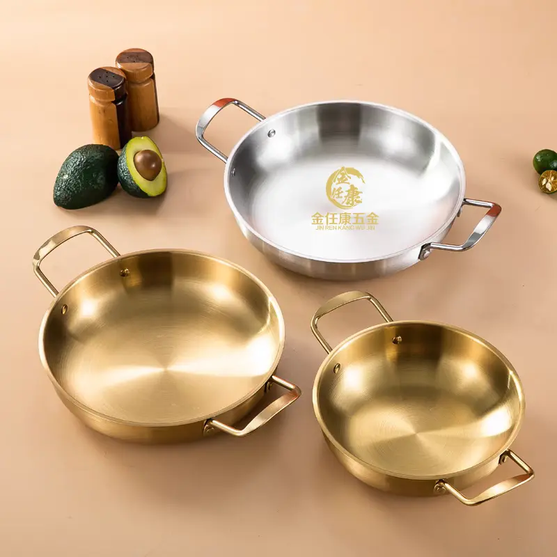 OEM Stainless Steel Double Handle Pots Manufacturers, Factories