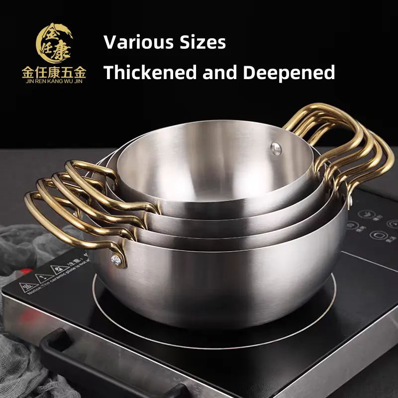 Custom Stainless Steel Multifunctional Double Handle Pot Manufacturer, Manufacturers