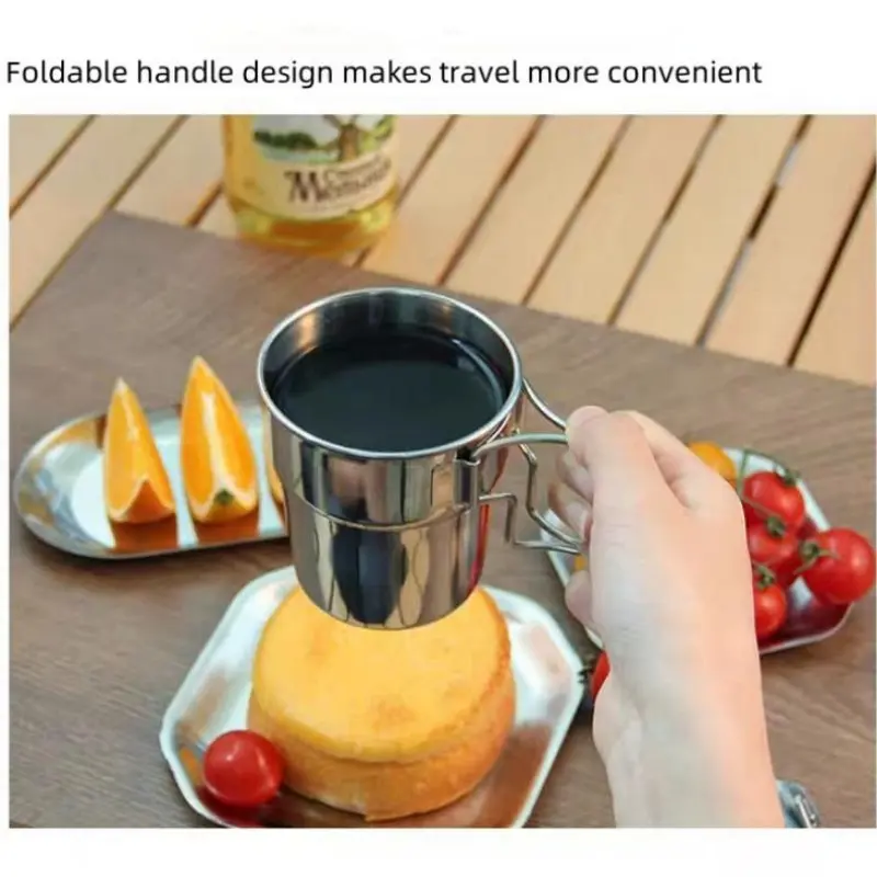 OEM 300ml Stainless Steel Camping Cups Manufacturer, Suppliers