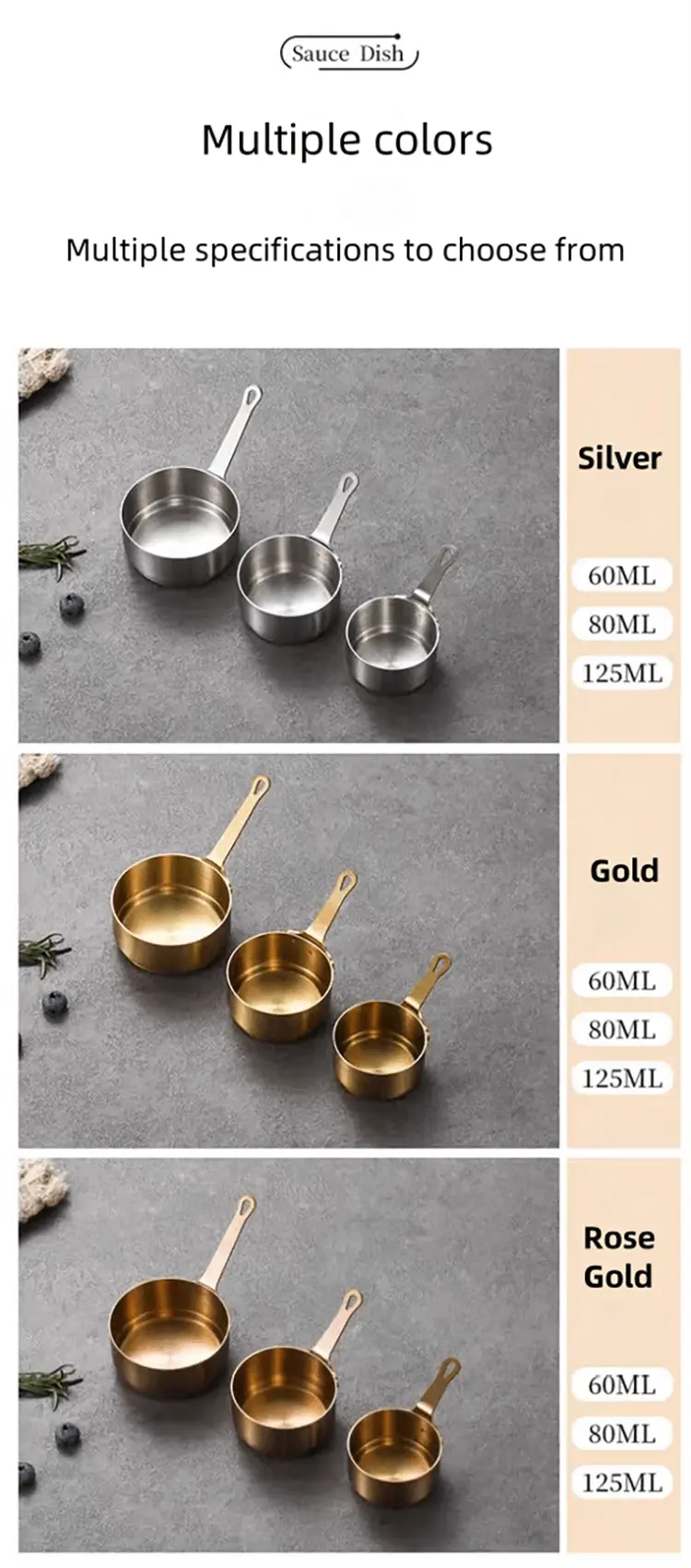 Stainless Steel Sauce Dish 9