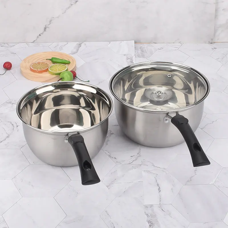 Custom High quality food grade stainless steel single handle soup pot Manufacturers, Factories