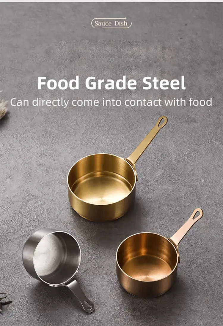 Stainless Steel Sauce Dish 4