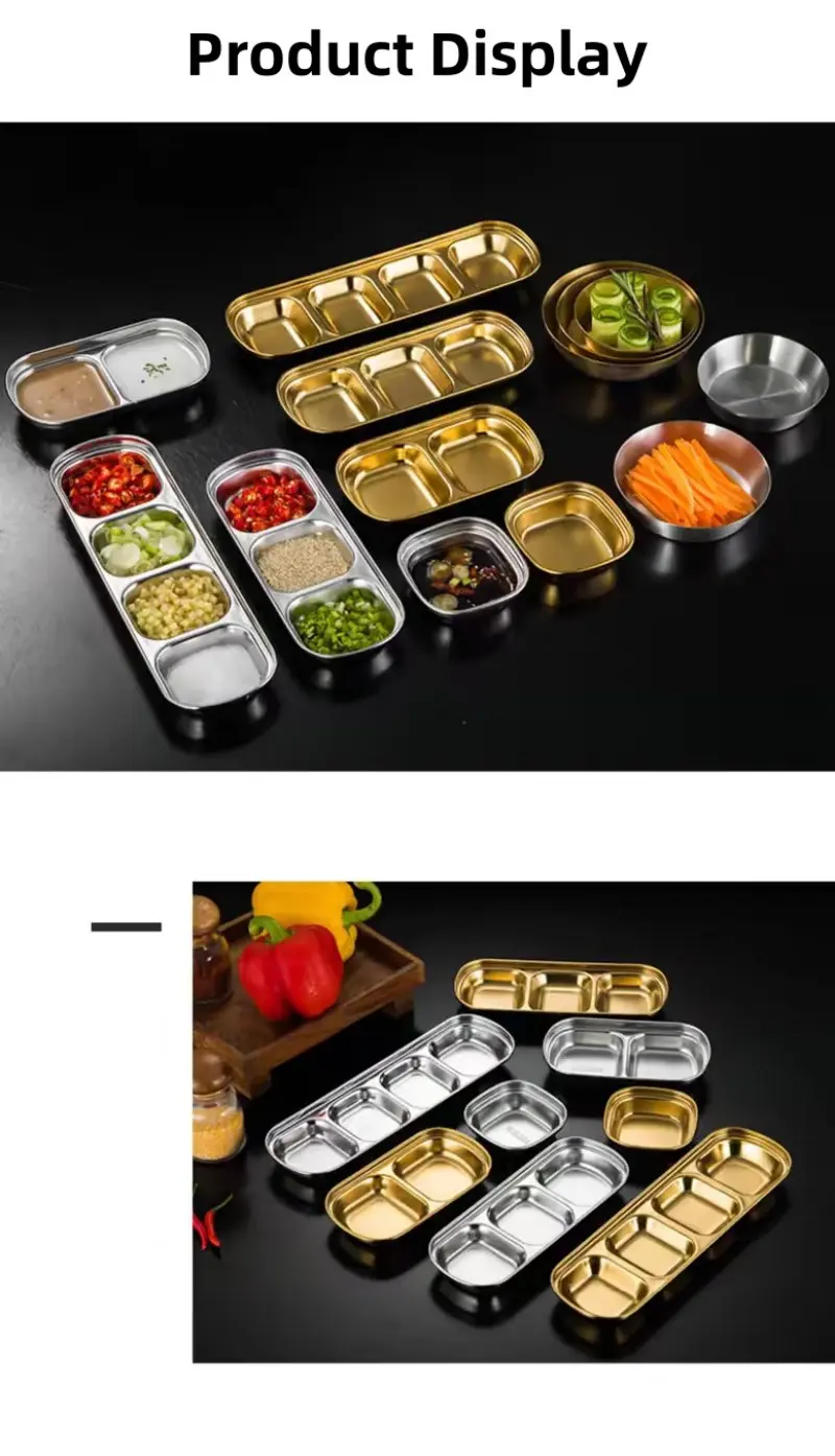 Premium divided condiment server