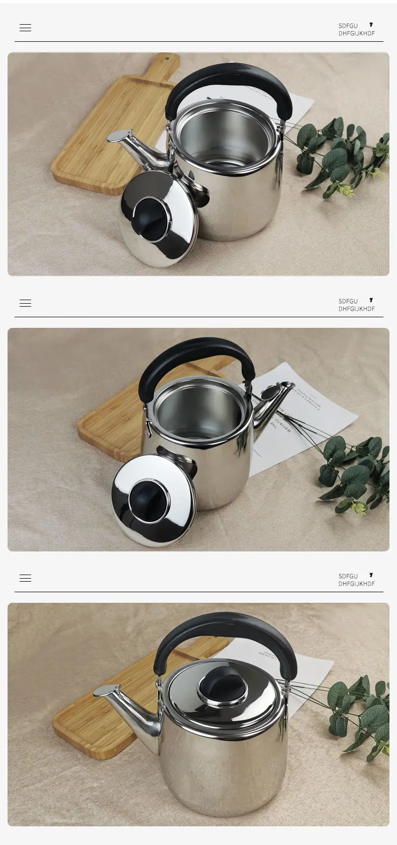 Stainless Steel Kettle Detail 4