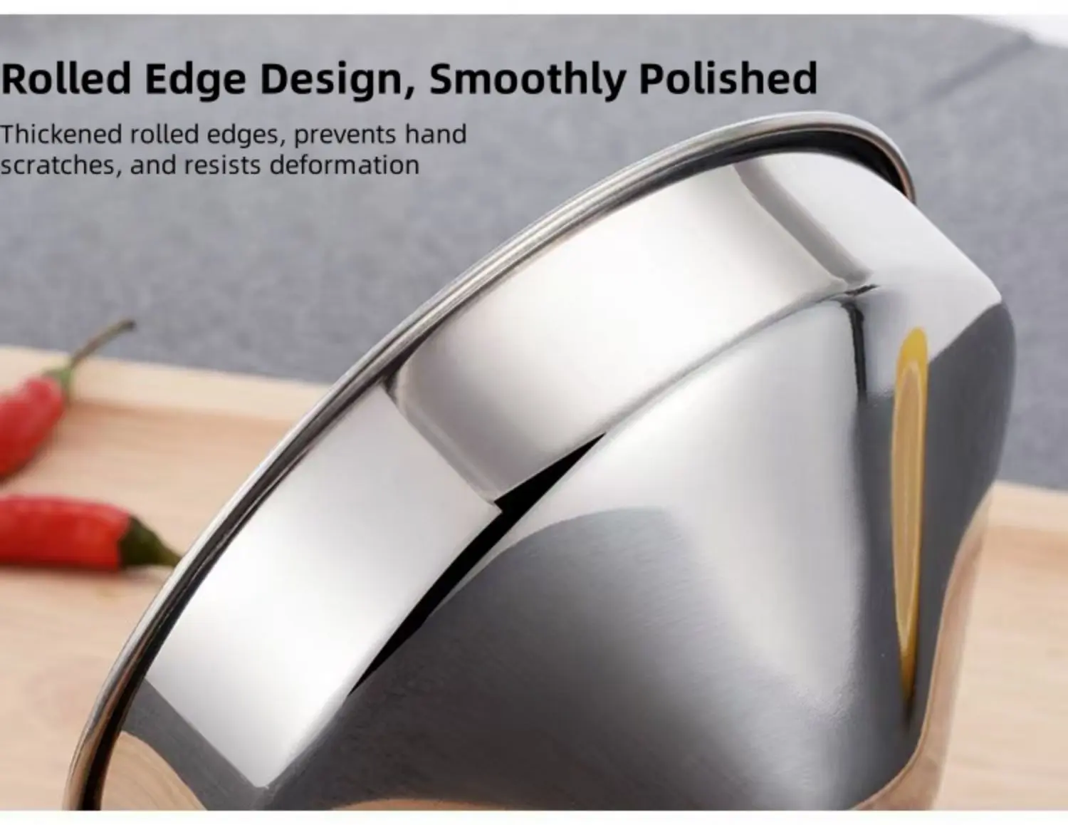 Stainless steel funnel detail 2