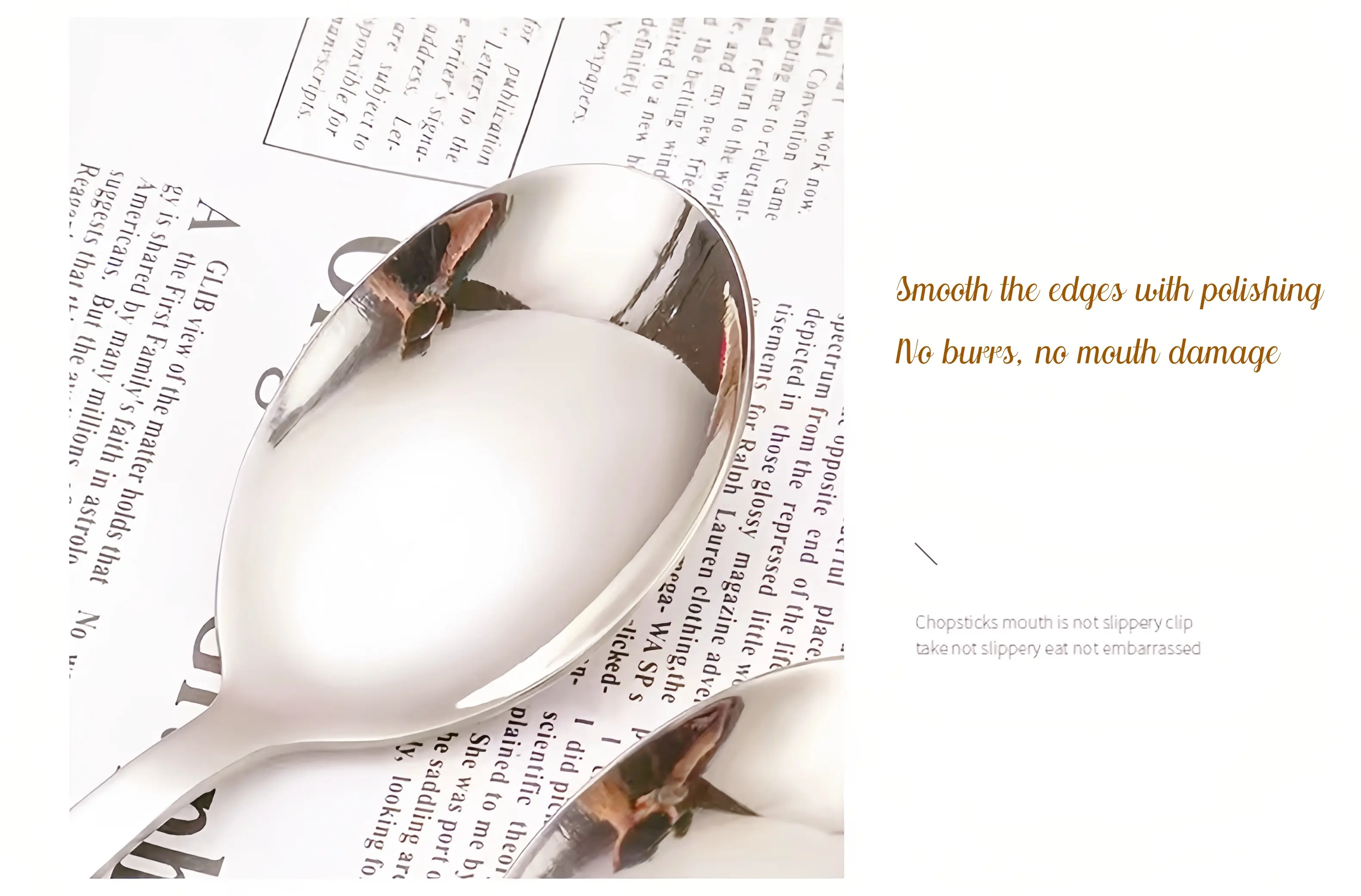 Smooth edge forks and spoons