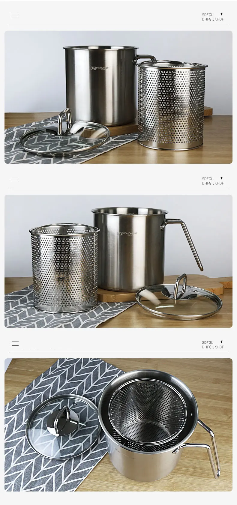 Stainless Steel Asparagus Pot Detail 4