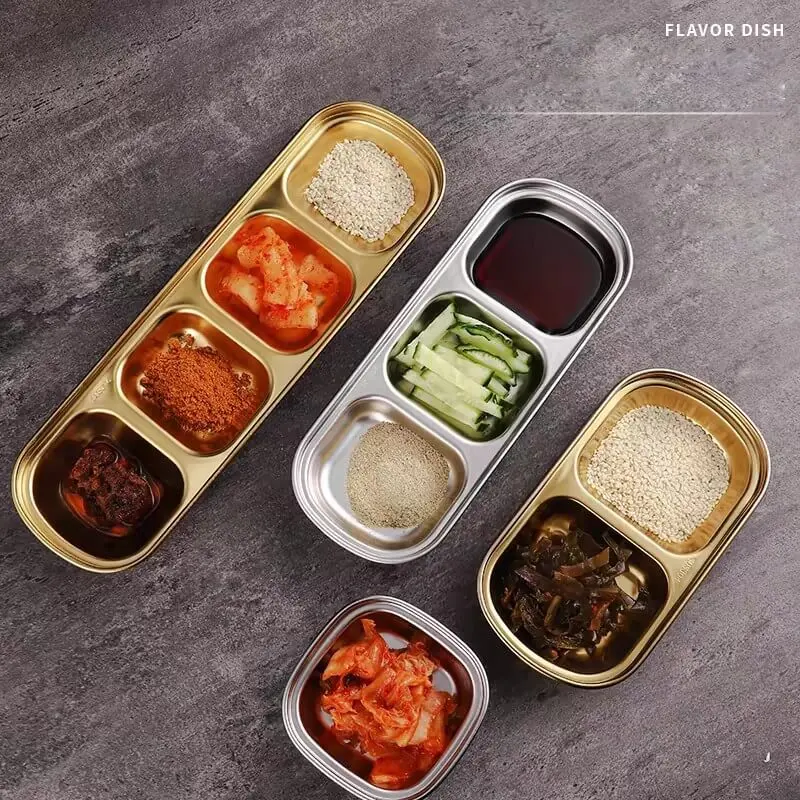 High-Quality Stainless Steel Divided Sauce Dish Manufacturers, Suppliers