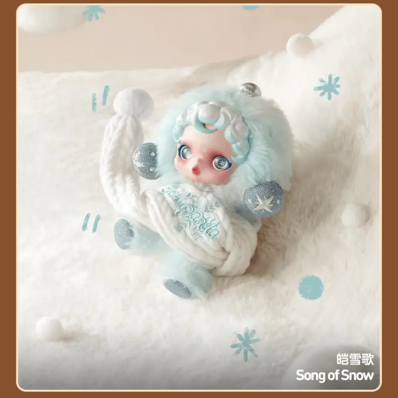 Best POPMART Bubble Mart Θ SKULLPANDA Winter Music Series Plush Doll Gift Supplier, Factories