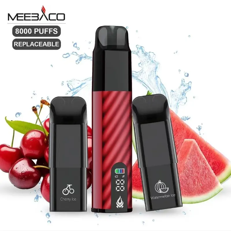 Best Meebaco N15 8000PUFFS Series Innovative Technology Enhancement, More Delicate Taste of Electronic Cigarette with Bullet Swapper Manufacturer, Factories