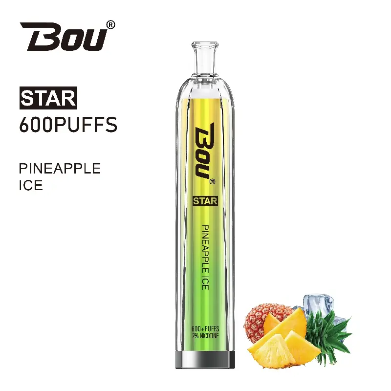 Custom BOU Star 600 Puffs - Trendy Disposable Vape for You! Factory, Product