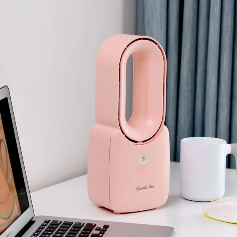 Best Bladeless Fan USB Rechargeable Portable Desktop Small Mute Household Fan Creative Bladeless Fan Factories, Service