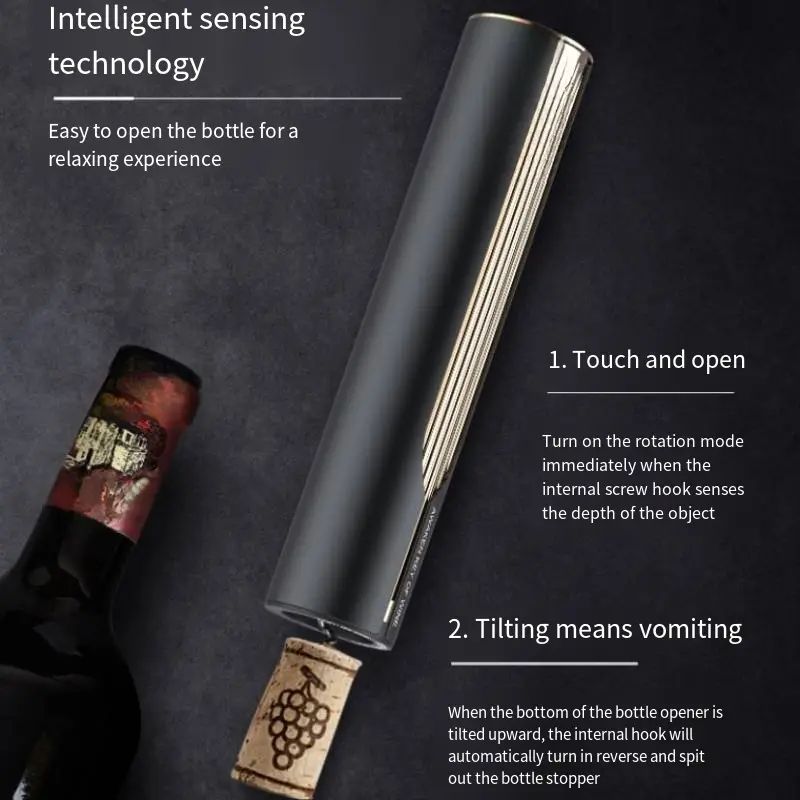 Custom Automatic Electric Corkscrew Gift Set for Red Wine Bottles Manufacturers, Exporters