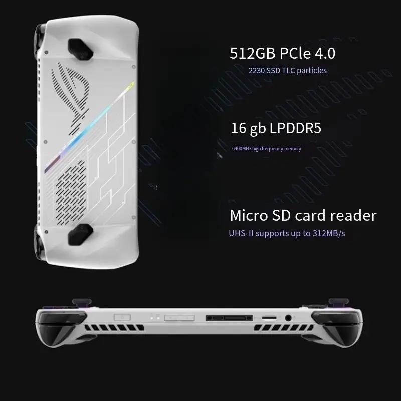 Best ROG Palm X ALLY Konsol Gaming Saku Generasi ke-2 Konsol Gaming Portabel Windows 11 Komputer PC Laptop Gaming Portabel AMD Razor Z1E RDNA3 / 7-inci 120Hz Exporters, Product