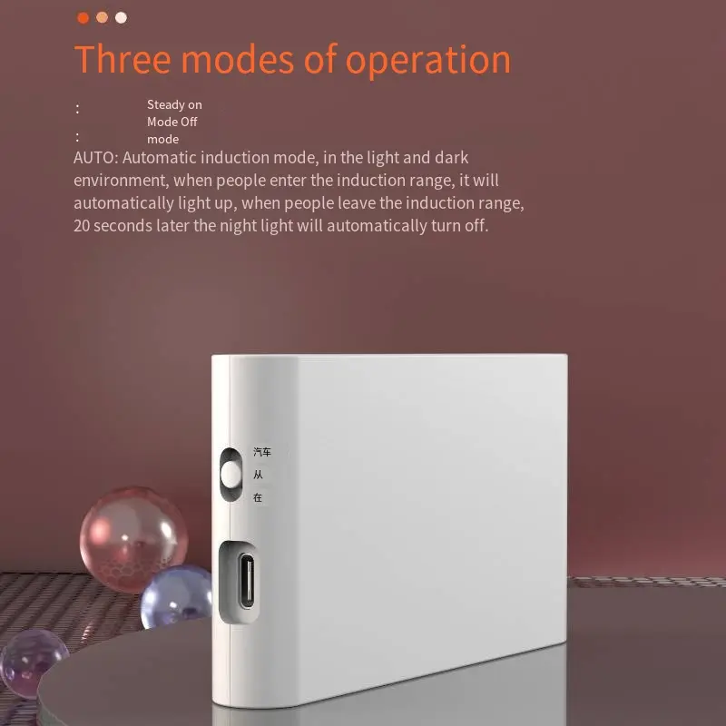 Best Automatic Night Light with Human Body Sensor - Magnetic Bedside Lamp Exporter, Product