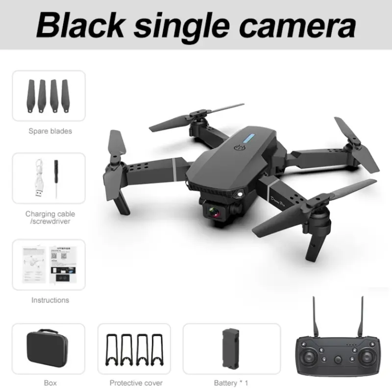 Famous E88pro Drone Dual Camera Aerial Folding Flyer temu RC Airplane Toys E99 Manufacturer, Exporter
