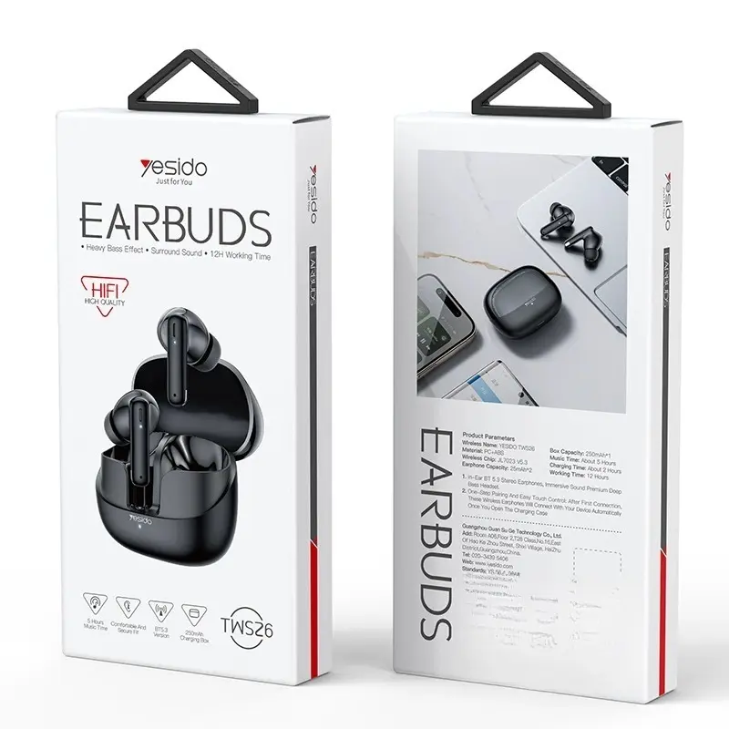 Custom Yesido True Wireless Sports Headsets With ANC & Waterproof Suppliers, Factory