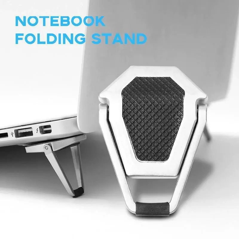 Custom Shield Portable Aluminum Laptop Stand - Height Adjustable & Cooling Manufacturers, Suppliers