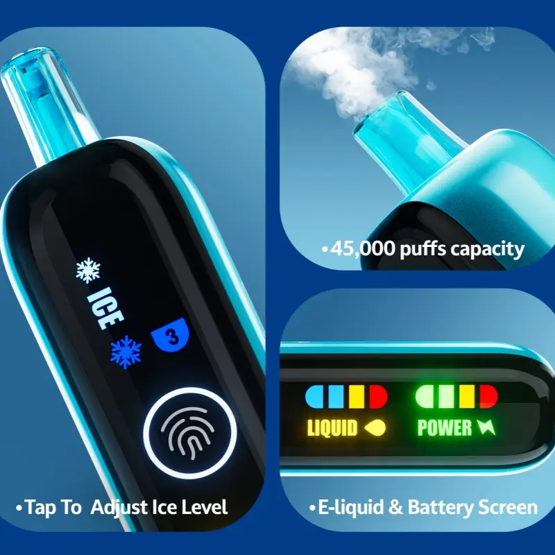 Famous ICE THRONE Ice Control Electronic Cigarette - Dual Coil Ice Atomization Customizable Flagship Model Supplier, Exporter