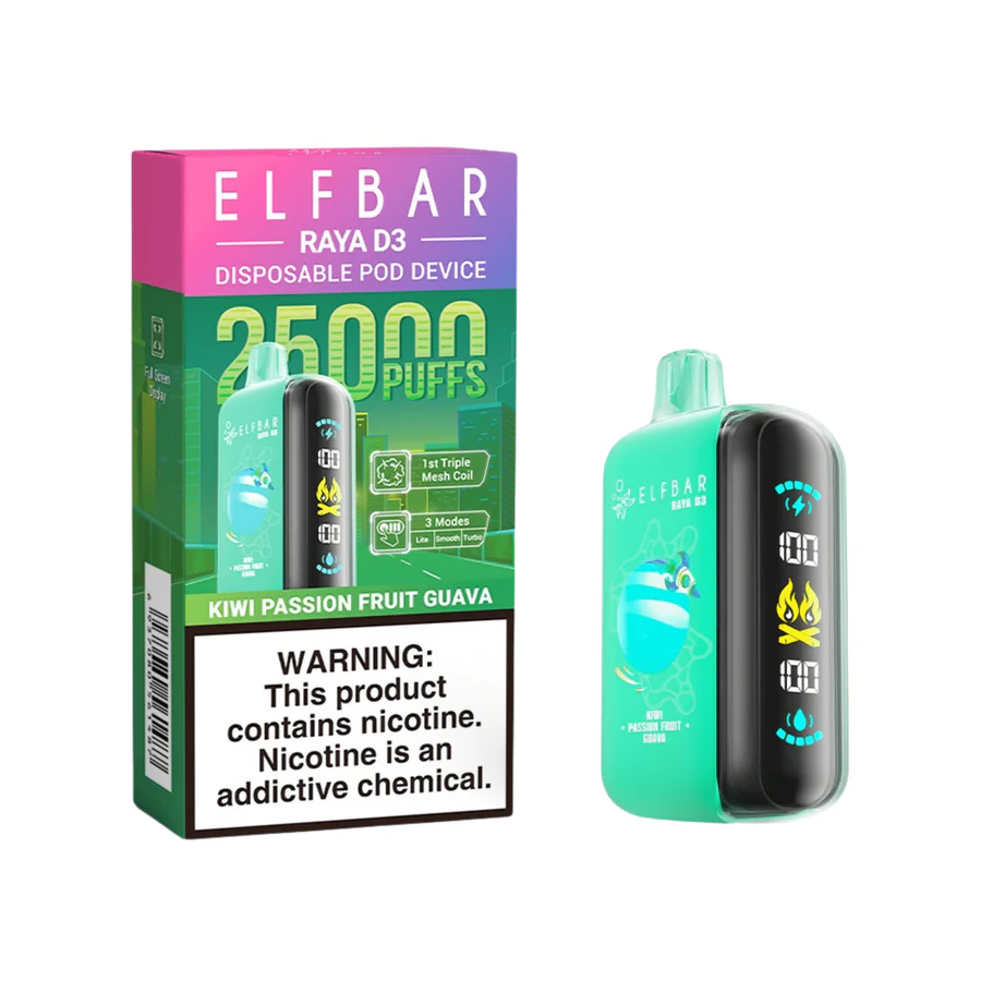 Custom ELF BAR RAYA D3 25000 | Rechargeable Disposable Vape, Travel Friendly Nicotine Replacement Suppliers, Product